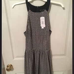 Aqua (Bloomingdales) Black and White Dress